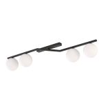 Emibig Plafonnier Naton Acier Noir | Convient pour 4x E14 - Max 10W