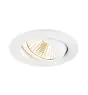 SLV New Tria 68 Spot Aluminium Blanc  Rond 11W 700lm 38D - 918-930 Dim To Warm | Diamètre 68mm -  Meilleur Rendu Des Couleurs
