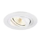 SLV New Tria 75 Spot Aluminium Blanc Rond 8.3W 750lm 38D - 930 Blanc Chaud | Diamètre 75mm -  Meilleur Rendu Des Couleurs - Dimmable 